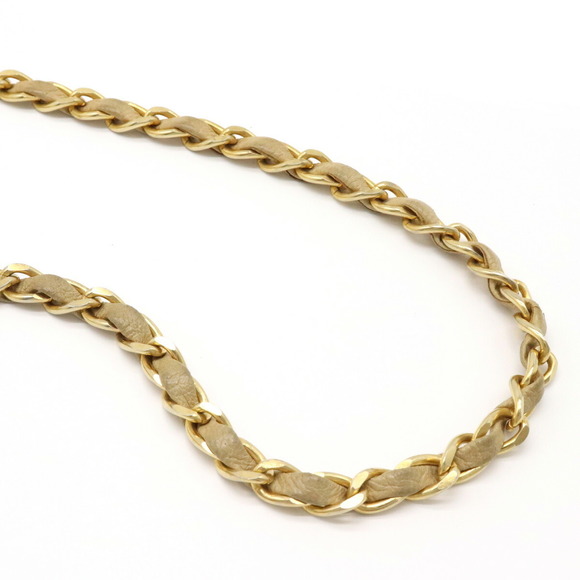 Chanel Matelasse Coco Mark Chain Semi-Shoulder Lambskin Beige Gold - Picture 4 of 8